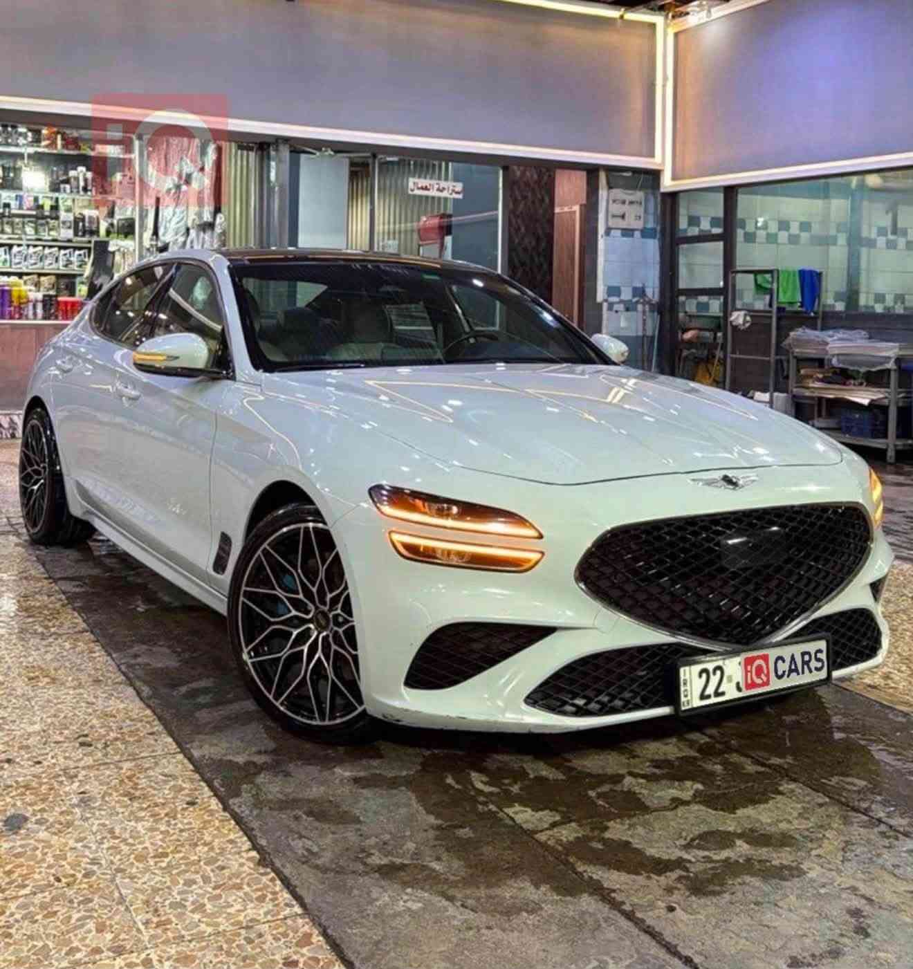 🛑Genesis G70 

‏‎الموديل: 2022

‏‎سعة المحرك :3.300 twin turbo 

‏‎اللون الخارجي : سموك

‏‎اللون الداخلي : اوف وايت 

‏‎امريكي / وارد : حادثها موضح بالصوره 

‏‎السيارة مرقم اربيل

‏‎المواصفات:

‏‎هاند بريك إلكتروني + AUTO-HOLD

‏‎تشغيل بصمة ودخول الذكي

‏‎القيادة ذاتية

‏‎مثبت السرعة الذكي

‏‎النقطة العمياء

‏‎رادار لمنع التصادم امامي وخلفي وتنبيه بالستيرن)

‏(sport+ SPORT,ECO,ECONOMY ) وضعيات القيادة

‏‎شاشة تعمل مع نظام أبل كارد بلاي واندرويد

‏‎

بانوراما تسخين تبريد مقاعد . السياره فول للأخير برستيج

حاله السياره : السياره جاهزه من كلشي بدون نقص وعليها ادامه كامله 
تحويل مباشر سنوتيها جديده بأسمي

ممشا السياره : ٦٠ الف ميل 

للاستفسار: ***********

