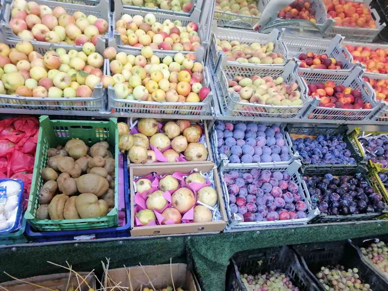 تشكيله جديده ماشاء الله تبارك الرحمن
خيار شمسي
عنب كشمشي
طماطه عربيه
للوبيه ٢٠٠٠ الكيلو
طماطه خشنه ٧٥٠ الكيلو
بذنجان مكدوس
العنوان هيت جمعيه الثانية قرب أسواق الملاح توجد خدمه توصيل *********** داخل هيت
