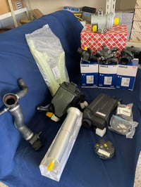 🚨🔥 قطع غيار BMW متوفرة 🔥🚨  🔧 BMW Coolant Pump — FEBI ⛽ BMW E39 Fuel Fi...