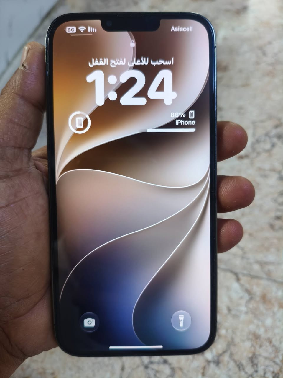 ايفون ١٣ برو ماكس • شاشة اصلية • بطارية اصلية