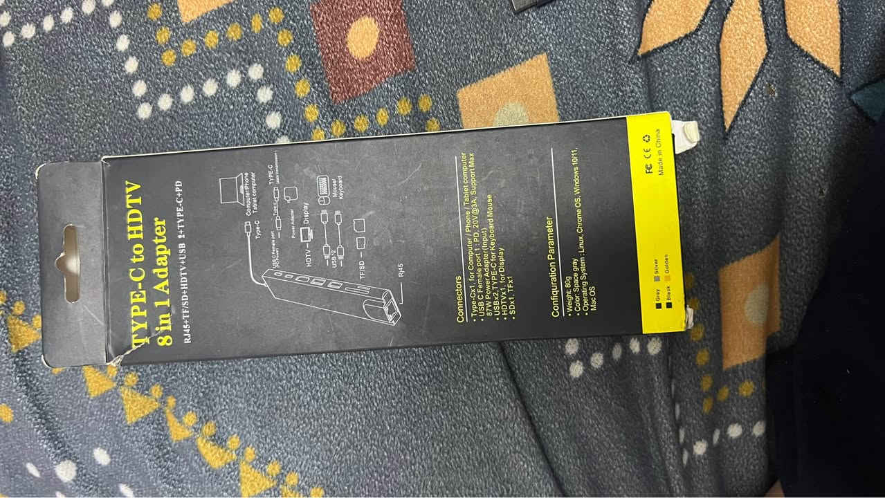 هاب USB-C • ٨ في ١ • HDMI 4K