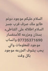 ١ دونم • طابو ملك صرف • قرب جسر السلام