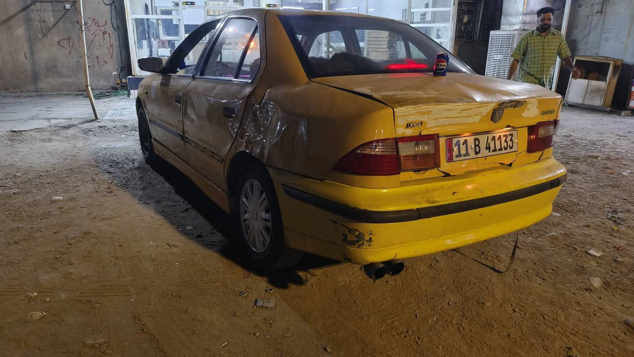سلام عليكم سمند موديل ٢٠١١مكينه وكير  كفاله لا تبخير ولا تنقيص تبريد مزروفه صونده بسس يعني غاز وصونده سيارهه يرادلهه سمكره وصدر داخل نضيف ومرتب شوفت عينكم رقم بغداد  جديد ومصفره سياره من كلشي ٢٤وبيهه مجال رقم ***********
