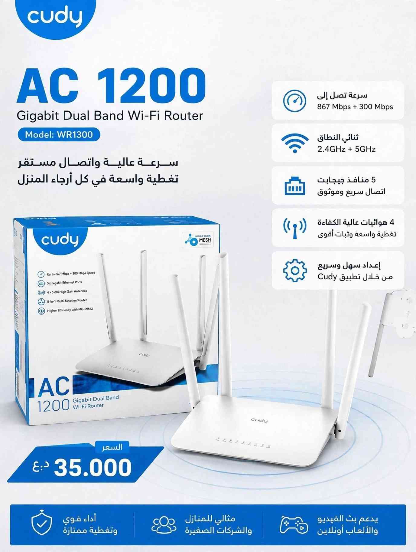 راوتر كودي • واي فاي 7 • منفذ 2.5G