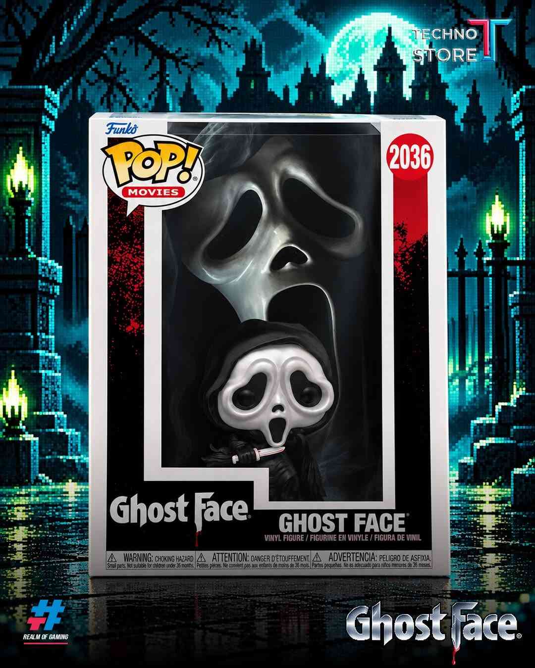 👻🔪 Ghost Face… بوجهين لعشّاق الرعب!
من تفاصيل NECA الواقعية إلى ستايل Funko 
POP! 
المرح والمميز 🖤
شخصية واحدة، لكن كل مجسم له حضوره الخاص 🎬

أي نسخة تختار لمجموعتك؟ 👻🔥

📦❤️‍🔥 توجد خدمة توصيل داخل بغداد والمحافظات ❤️‍🔥📦

✅ الموزع المعتمد لشركة فونكو بالعراق
✅ موزع معتمد لبطاقات يوغي 
بالعراق

‌‎1️⃣ الفرع الأول
بغداد - الكاظمية - شارع اكد
📞 ***********
‌‎2️⃣ الفرع الثاني
بغداد - شارع الصناعة - قرب شركة النبع
📞 ***********
📞 ***********

نص مكتوب في الصور:
- TECHNO STORE REALM OF GAMING
- TECHNO STORE REALM OF GAMING Ghost Face