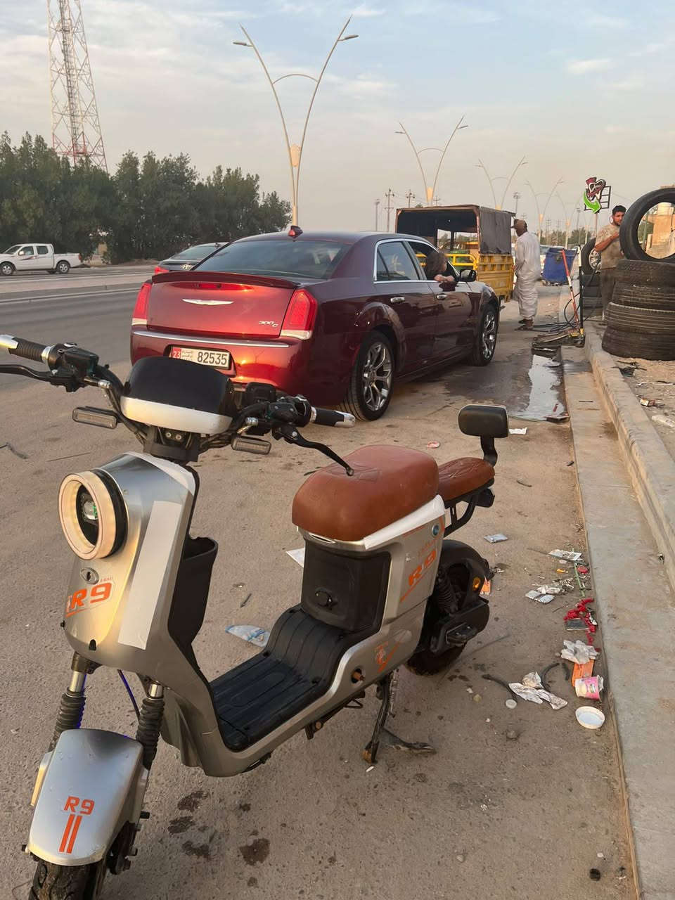 سلام عليكم ار 9 مديل 26 بطارياات الكبار ٦باتري دراجه مزوده تمشي 190 دراجه كفاله نضيفه كلش مكاني بصره زبير *********** السعر435 او بيه مجال
