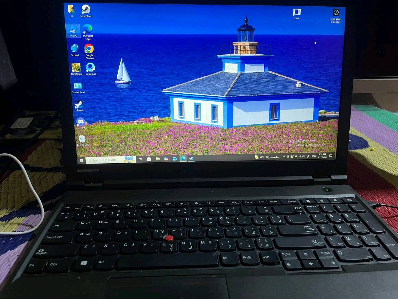 لابتوبت لينوفو ثينك باد t540p
معالج انتل ٧ جيل ٤
كرت شاشه داخلي ٤g
كرت شاشه خارج من نفيديا gtx730m
ذاكره ٢٥٦g
رام ١٠