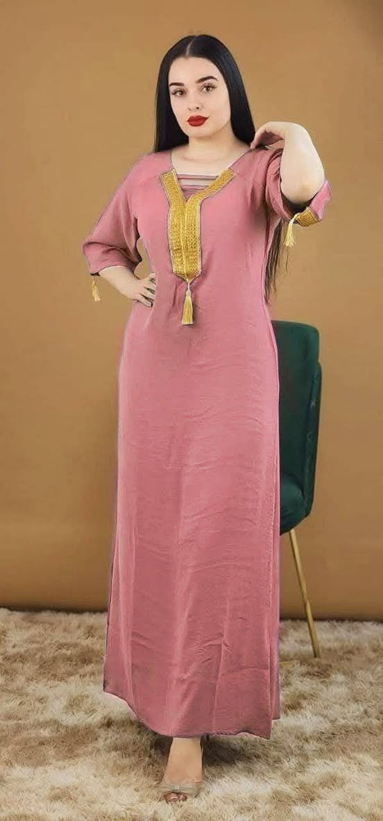 دشداشة طويلة • قماش لنن إيطالي • مقاسات L/XL/XXL