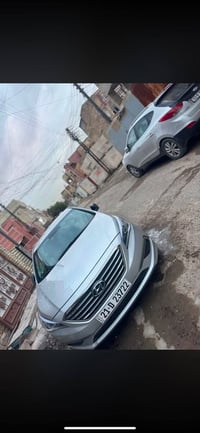 سوناتا موديل 16 وارد امريكي رقم سليمانية الجديد لون سلفر ضررها بنيد وج...
