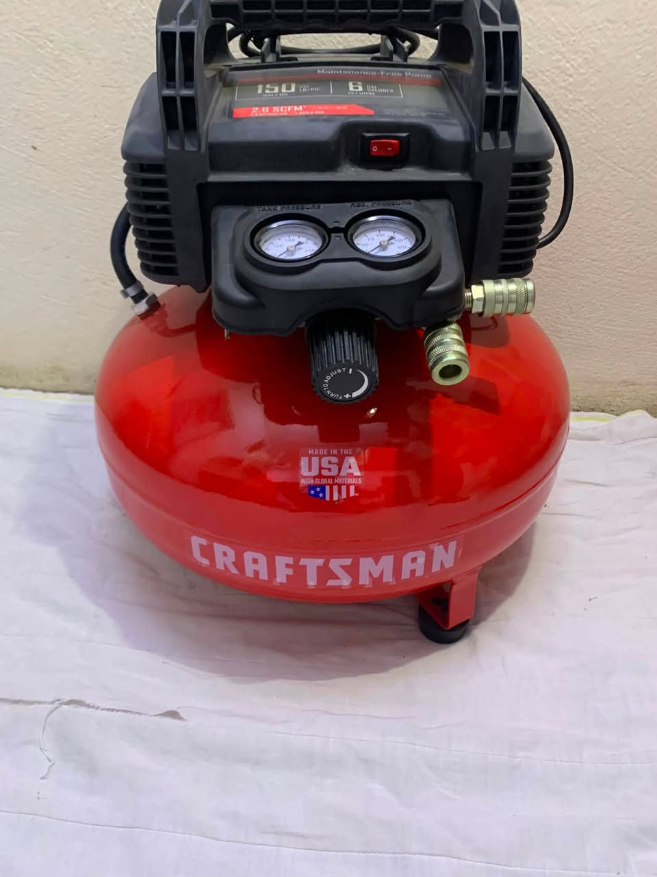للبيع كمبريسر هواء CRAFTSMAN أصلي امريكي
للتواصل عالخاص او الواتساب ***********
