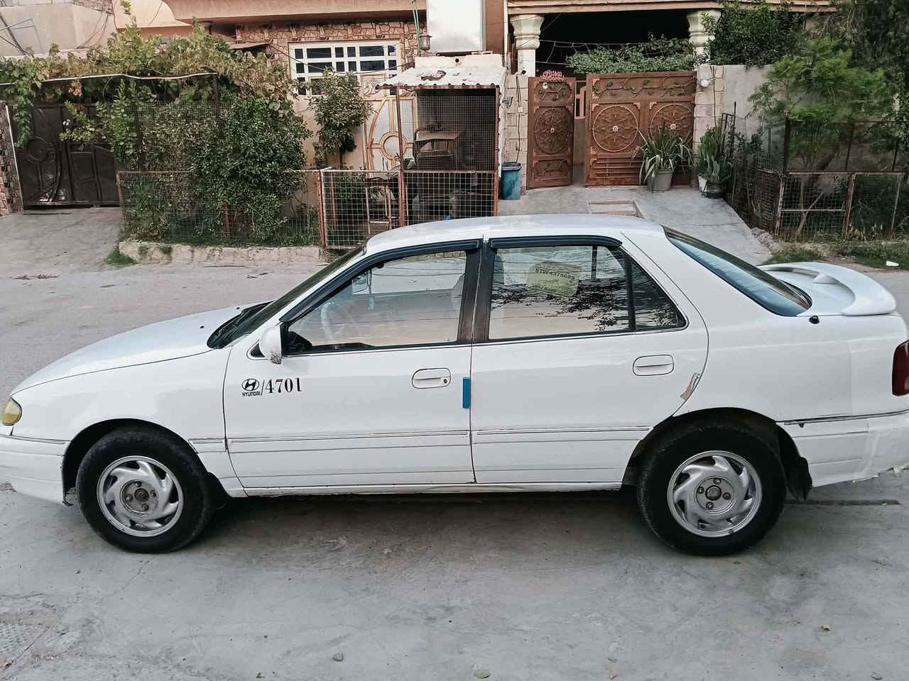 النترا موديل 94 
رقم ديالى  دولي سنويه لغايه 2030
محرك وكير خير من الله
كهربائيات شغاله الارضيه جلد  حداديه وصدر خير من الله فرممات بلاديه
تبريد شغال سياره بلاديه مال جناي
المكان ديالى قضاء الخالص ناحيه هبهب
السعر 35 وبيها مجال 
رقم هاتف ***********
***********
