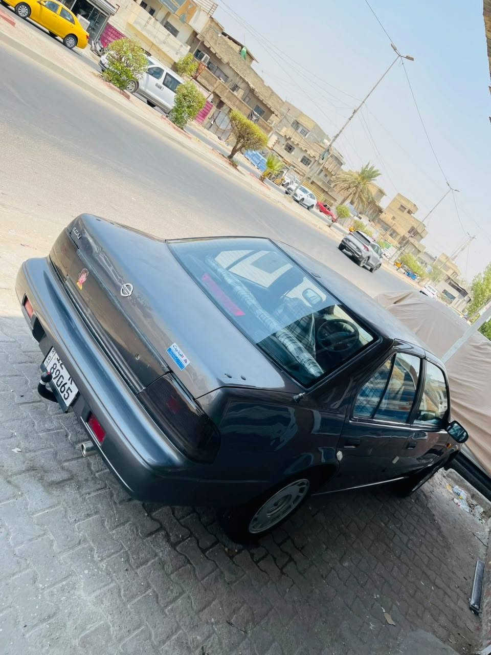 سلام عليكم نيسان مكزما موديل 1991محرك كير كهربائيات خير من الله تبريد ثلج تخم تاير منضومت بانزين كله جديده اني مكلف بل نشر هذا رقم صاحبه *********** مكاني بغداد البلديات
