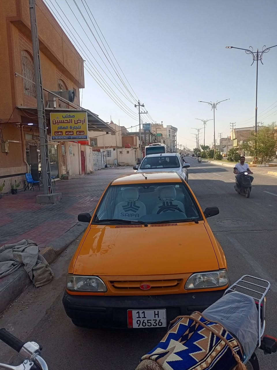 سايبا موديل 18بيها بارد جاملغ امامي مكينة وكير مكفوله
شواصي مكفوله هيئه وغرامه مصفرة رقم انكليزي بغداد بسمي للاستفسار اكثر اتصل/ ***********
مكاني كربلاء السعر 41بيها مجال قليل
