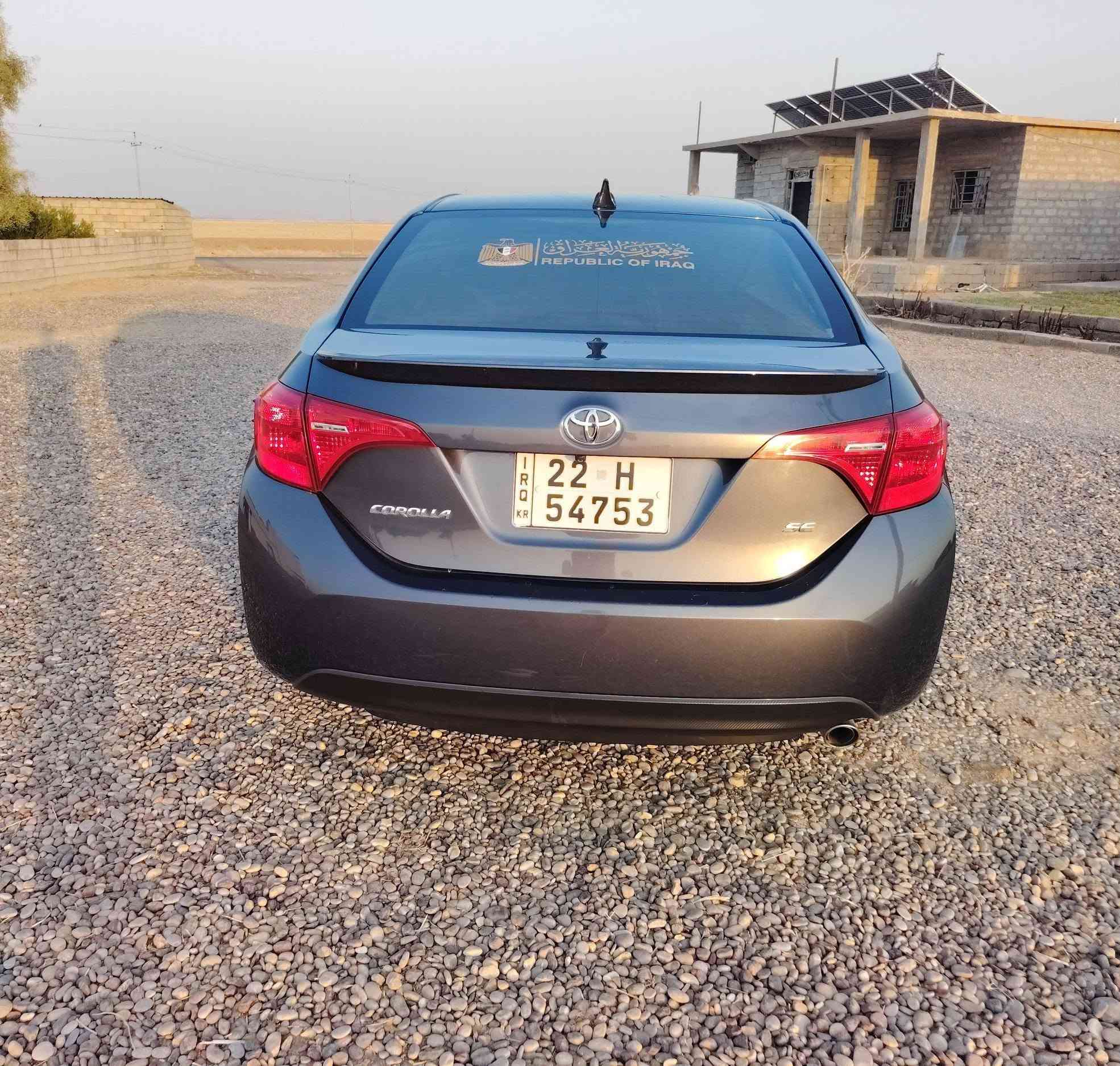 السلام عليكم 
كورلا 2018se
محرك شرط 
كير شرط
سنويه لنهايه 2031
تفاصيل اكثر اتصل ***********
