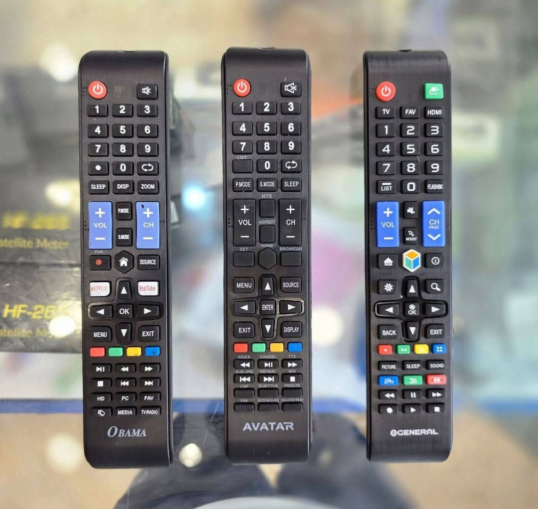 🔹 مجموعة ريموتات أصلية ومتوافقة لكل الماركات المشهورة!
ضاع عندك ريمونت أو تحتاج ريموت جديد؟ لا تقلق، عدنا كلشي ✅

✔ ريموتات أصلية وعالية الجودة
✔ متوفرة للماركات: جنرال، فلبس، سوني، شونك، أزار، توشيبا، هيتاشي، الوادي، الريان، أورال
✔ ريمونات حديثة تدعم النطق لبعض الأجهزة
✔ تصميم عملي وسهل الاستخدام
✔ برمجة بسيطة وتشغيل فوري

📦 إذا تدور على ريموت أو ريمونتات أصلية وبدائل متوافقة، كلشي تلقاه عدنا 😉

🚚 توصيل لكل العراق بـ 5000 فقط
🔍 فحص قبل الاستلام مضمون
⏳ الحق قبل نفاد الكمية!

📲 للطلب: *********** هاتف فقط 
*********** واتساب …تليجرام 
📩 راسل الصفحة مباشرة
