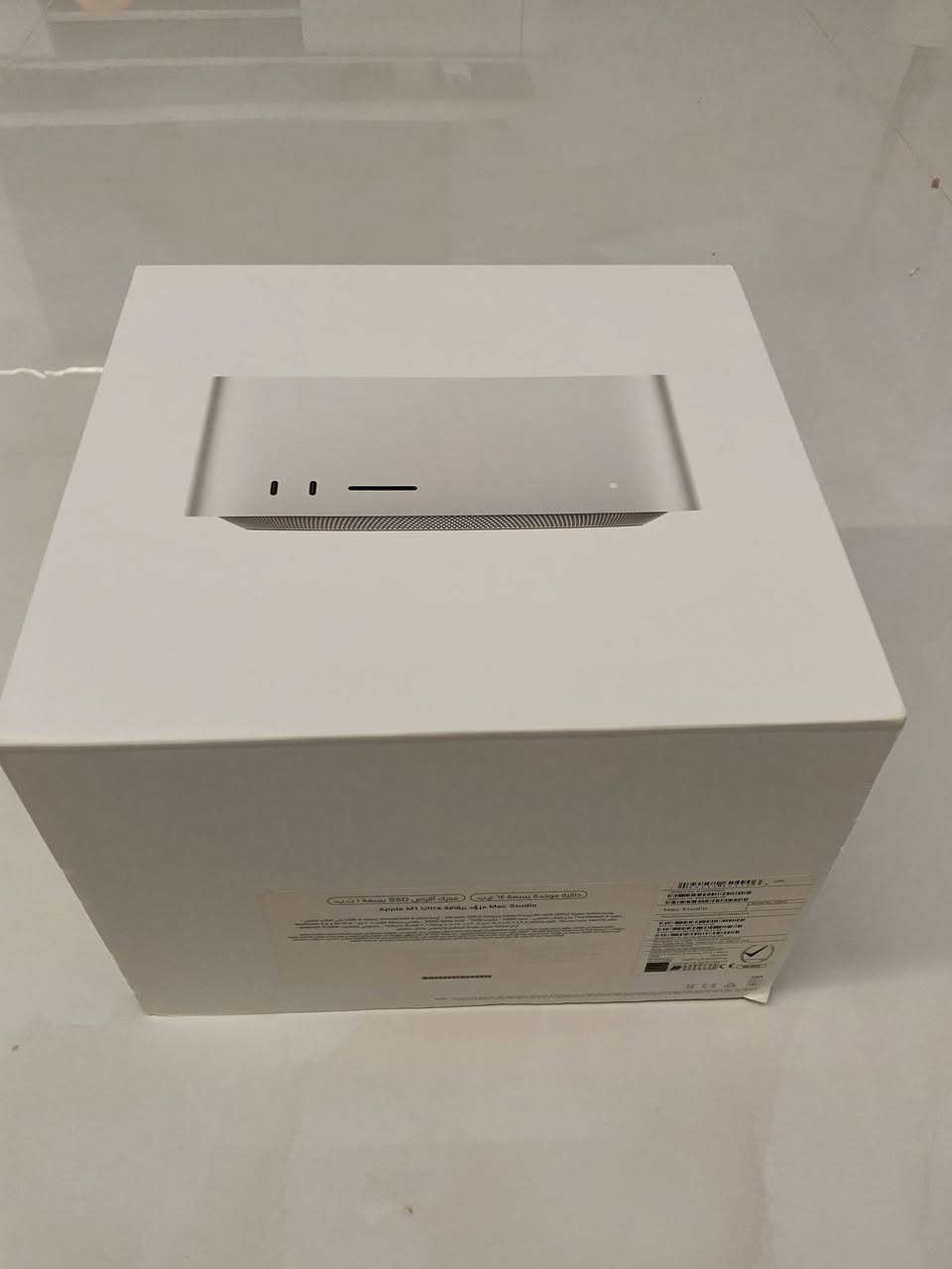 ‏للبيع: Mac Studio M1 Ultra
‏النظافة 100%
‏المواصفات:
‏شريحة M1 Ultra 20-Core CPU 
‏ 48-Core GPU
‏رام 64GB | تخزين 1TB SSD.
‏
‏الملحقات:
‏كيبورد آبل تدعم البصمة
‏ماوس ماجيك آبل
‏الجهاز بكامل العلب الأصلية
‏
‏السعر  2,200$ قابل للتفاوض
‏
‏📍 الموقع: بغداد
‏📞 للتواصل والاستفسار: ***********
‏
‏الاسعار بيها مجال للجادين بالشراء بعد المعاينة
