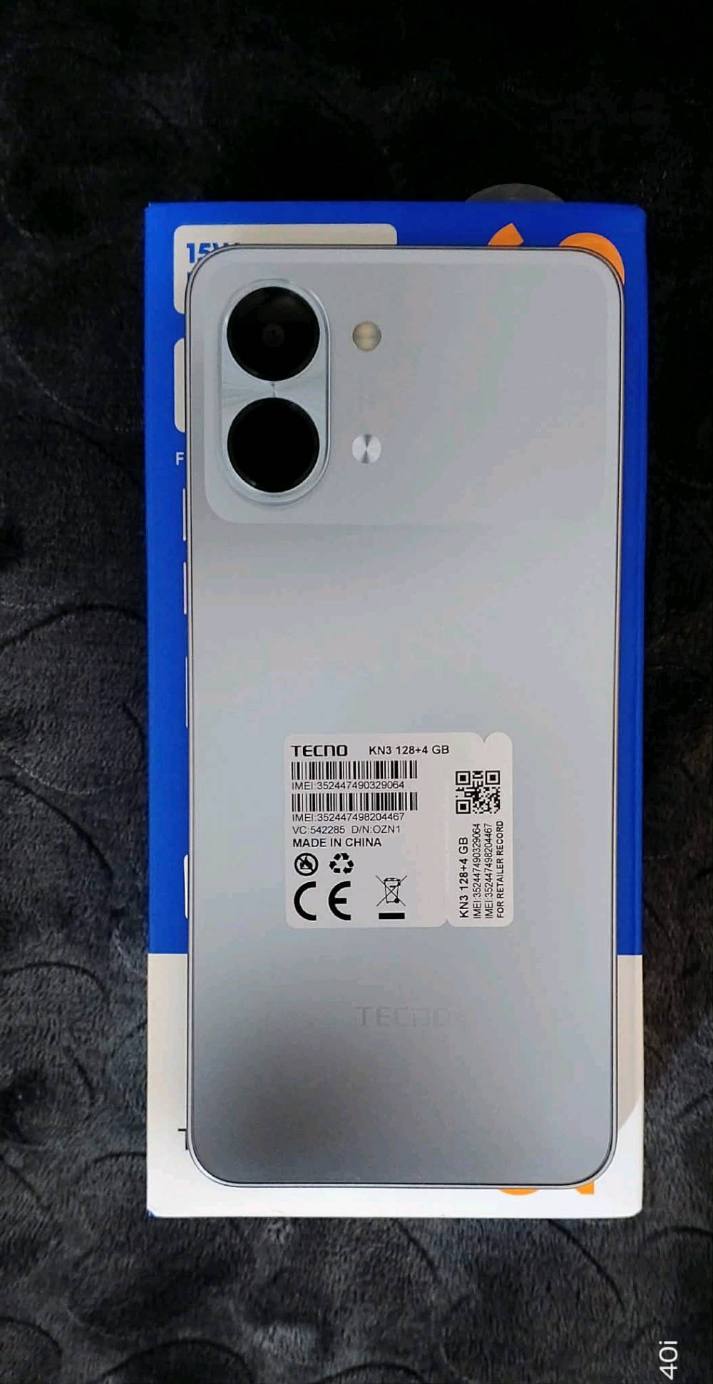 ‏🔹 Tecno Spark Go 3
‏🔹ملاحظة/ انتبة ذ 128GB بسعر 64 وهم مستخدم ساعات
‏🔹 لون مميز سلفر الجهاز يعتبر غير مستخدم للعلم فقط ساعات 
‏🔹 الرام: 4GB + 4GB المجموع 8GB كيكا توسعة
‏🔹 التخزين: 128GB انتبة مو 64GB هذا 
‏🔹 المعالج: UMS9230E (T7250)
‏🔹شاشة📱بحجم 6.75 انج تردد 120Hz📲
‏🔹📶 يدعم 4G + بصمة جانبية + تصميم عملي وخفيف
‏🔹 الكاميرا الخلفية: 13MP
‏🔹 الكاميرا الأمامية: 8MP
‏🔹 البطارية: 5000mAh 🔋ويدعم الشحن السريع بقوة 15W
‏🔹 دقة الشاشة: 1600×720
‏🔹 النظام: HiOS 15.1.2 مبني على Android
‏🔹 الحالة: الجهاز  جديد جديد مستخدم فقط 5  ساعات كل غراضة ما ملعوب بيهن  بعدة ع وضع الوكالة 
‏سعر 160 بي مجال حك جية فقط /جماعة 145 و140 مابيع
‏📍 الموقع: بغداد /الرصافة / حي الانتصار /قرب السيطرة
