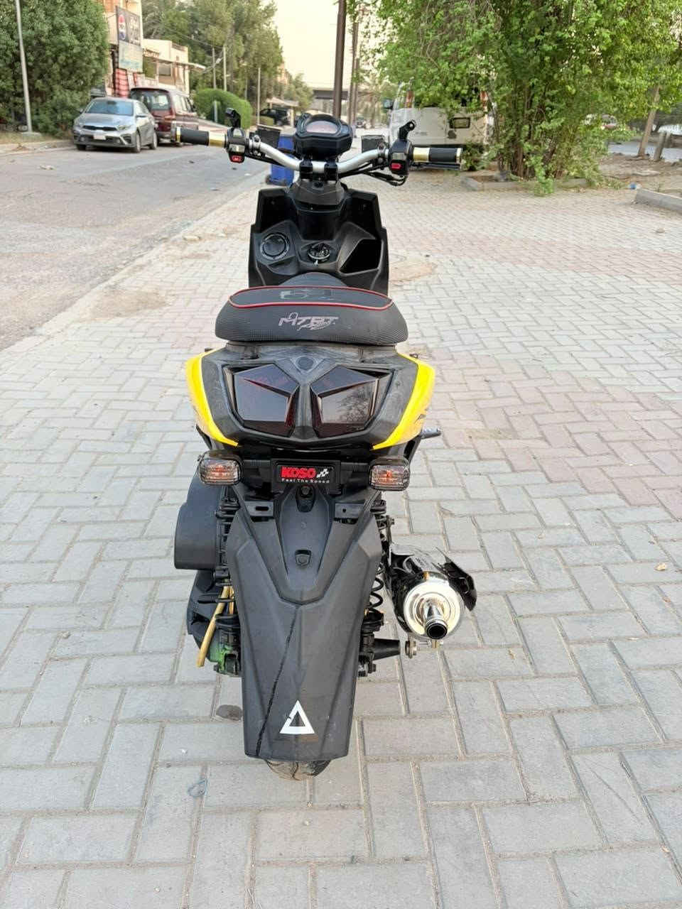 Yamaha BWSR.125CC
يوماها سكنز جبلي حديث 
125cc
وضع وكاله 
عليه تزويد ابلاد 
كلشي واضح بلصور 
لاخاص ولامستعجل (سوالف القفاصه)
السعر ٢ مليون و٣٠٠ الفة
وبيه مجال قليل لشراي 
بغداد الكرخ 
***********
