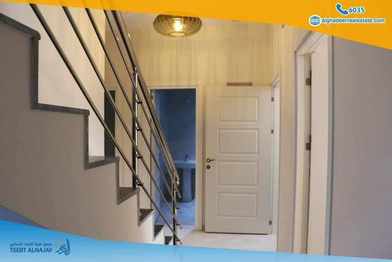 متوفر دار للبيع في مجمع طيبه جاهز للسكن  مساحته 153 طابقين  بي اربع غرف صاعد مصرف عقاري  قسط الشهري 550مستلم سند السعر الكلي 150 واصل 40 مليون يباع بتطلوعه مناسبة ***********

نص مكتوب في الصور:
- 6035 alghadeerrealestate.com مجمع طيبة النجف السكني TEEBT ALNAJAF