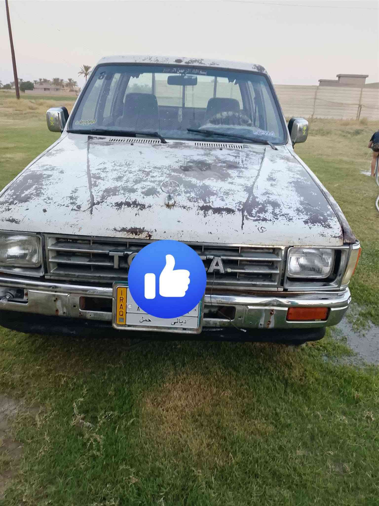 السلام عليكم بيكم تيوتا للبيع موديل ٨٨.رقم الهاتف ***********
