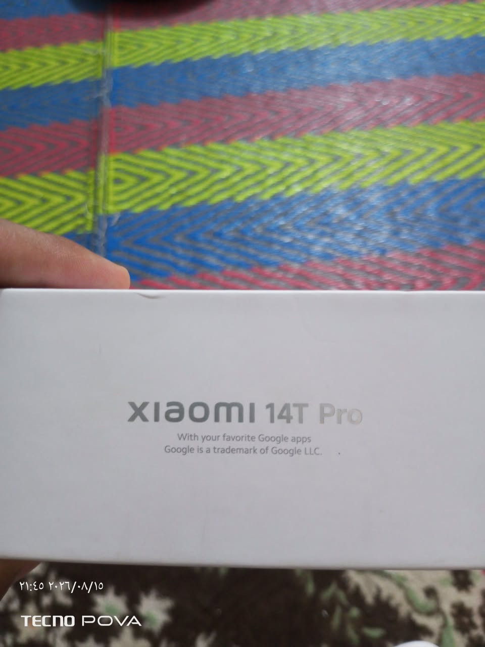 ‏🔥للبيع شاحنة شاومي + كارتون أصلي Xiaomi 14T Pro
‏
‏التفاصيل:
‏- *شاحنة شاومي الأصلية 120W شحن سريع
‏- *كيبل تايبسي أصلي 
‏- *كارتون Xiaomi 14T Pro نظيف 100% 
‏- *الحالة: استخدام قليل جداً
‏...
‏*السعر: 20 ألف
‏*المكان: كربلاء
‏*للتواصل: ***********‏

