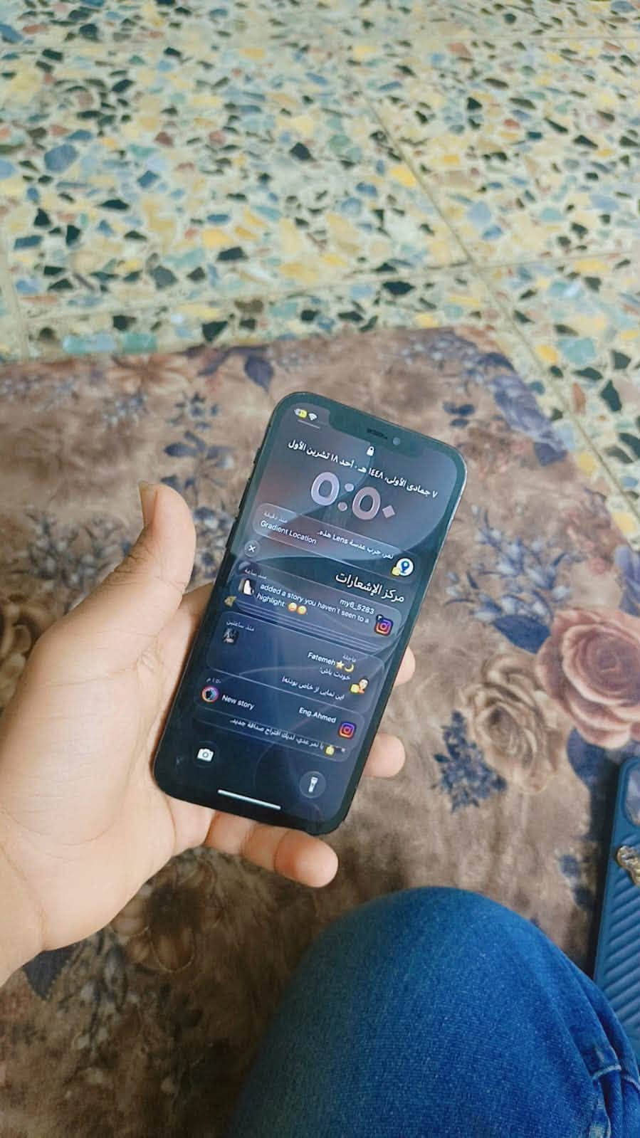آيفون ١٢ برو • نضيف • مبدل شاشه وبطاريه وكالة