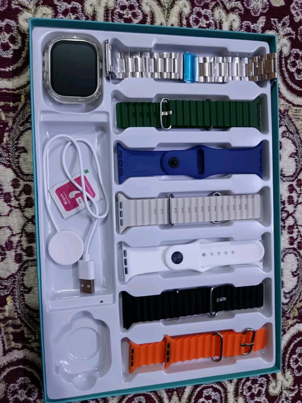 ساعه ذكية • جديدة • ٧ سيور