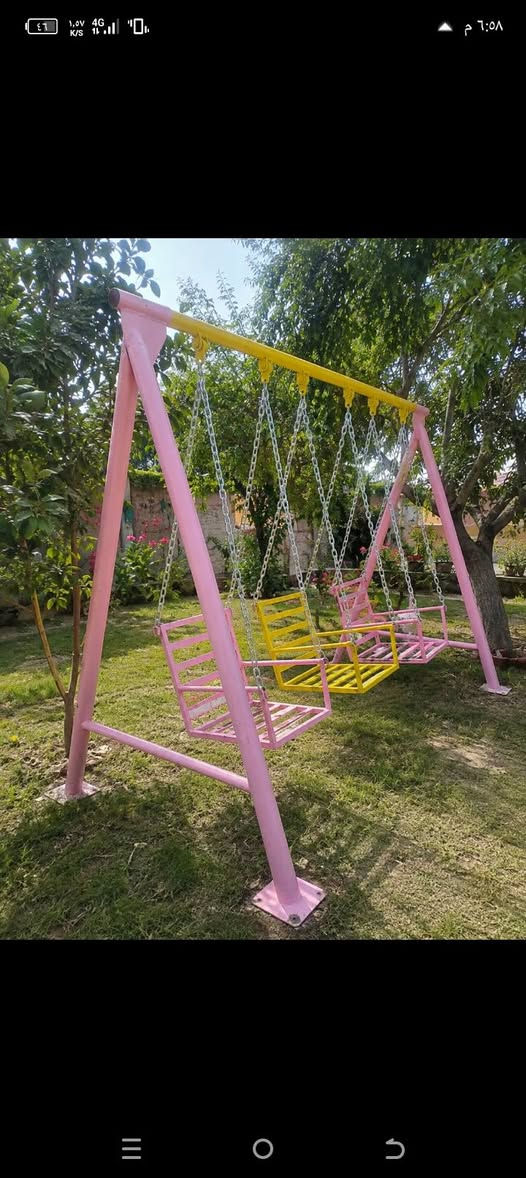🌸 مراجيح للبيع 🌸
✨ شغل مرتب وقوي ومناسبة للحدائق والبيوت
🌿 شكلها حلو وتضيف لمسة جميلة للمكان
🎨 متوفرة بألوان مختلفة حسب المتوفر
📍 العنوان: الناصرية
🚚 متوفر توصيل داخل الناصرية
📩 للحجز والاستفسار راسلوني خاص
📞 ***********
