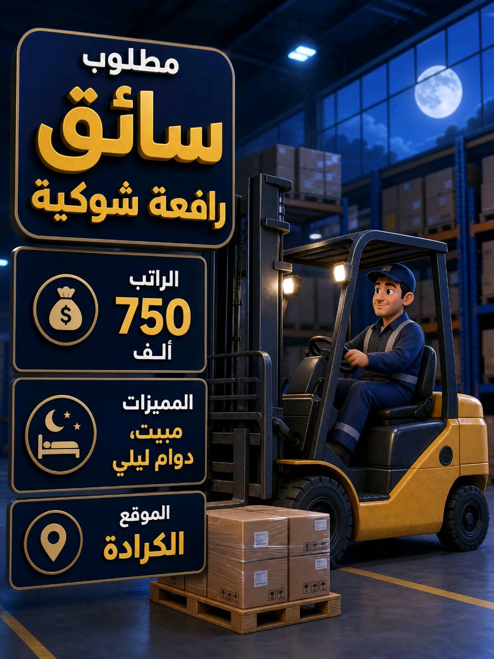 💫 بوابتك إلى مستقبل مهني أرقى
نجمع لك فرص عمل متنوعة في مكان واحد، لنختصر عليك وقت البحث ونوصلك إلى ما يناسب طموحك. تواصل معنا، ودعنا نرسم معك أول خطوة نحو هدفك 💼🌹
للاستفسار على الرقم *********** واتساب
