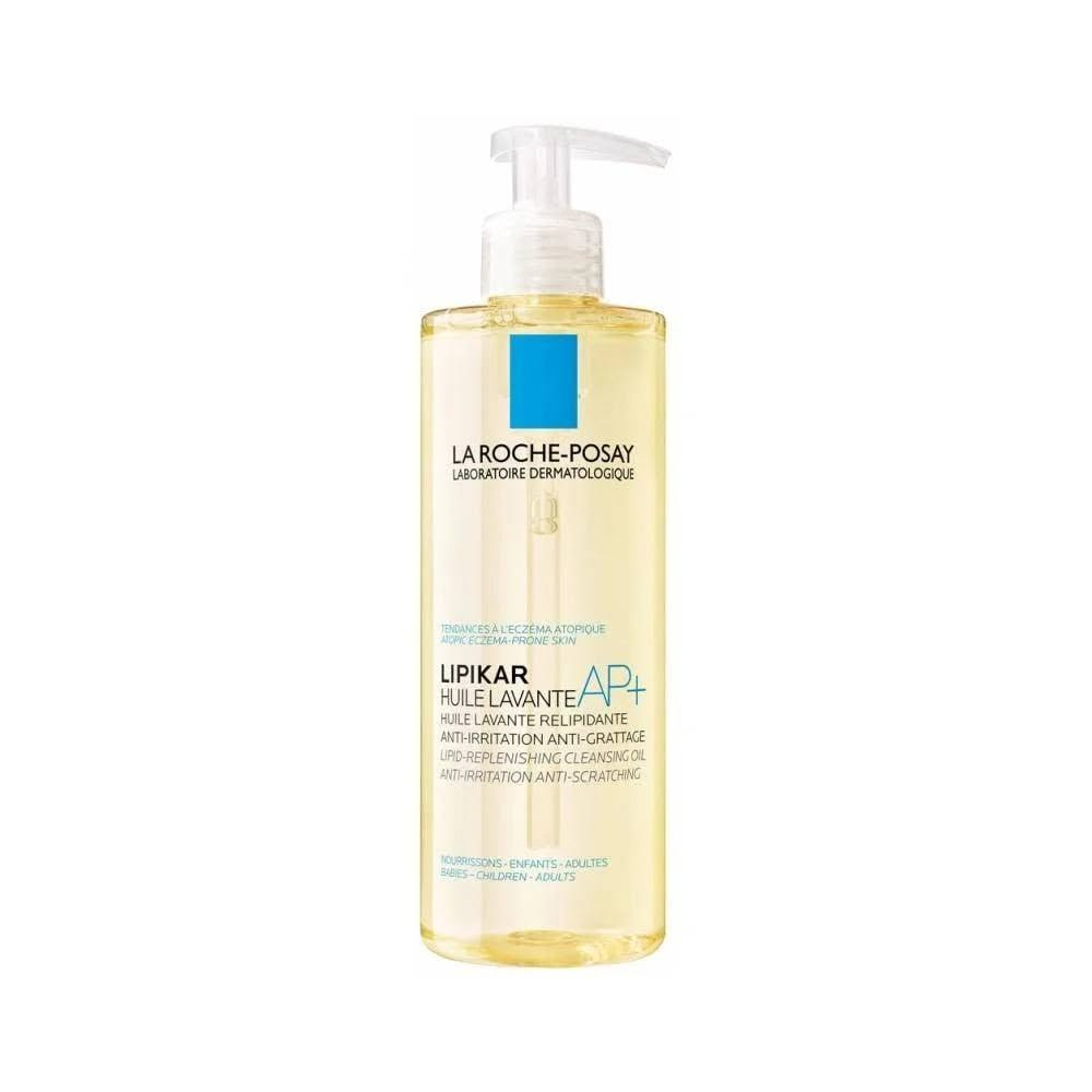 ✨ زيت التنظيف الفرنسي الأشهر لبشرة ناعمة ومرطبة! ✨
غسول زيتي من 
🧴 La Roche-Posay Lipikar AP+ Gentle Foaming Cleansing Oil
💧 ترطيب يدوم حتى 24 ساعة، يبدأ من لحظة الاستحمام
🌿 مناسب للوجه والجسم - للبشرة الجافة إلى الجافة جداً
👶 آمن للاستخدام من الأطفال الرضع إلى الكبار
🔬 خالٍ من العطور - مُختبر من قبل أطباء الجلدية
🍃 يحتوي على زبدة الشيا والنياسيناميد
📏 الحجم: 400 مل
اعتني ببشرتك بمنتج طبي فرنسي موثوق من La Roche-Posay 🇫🇷
📩 للحجز المباشر: راسلونا على الصفحة أو واتساب
📱 ***********
🚚 التوصيل سريع وآمن لكافة المحافظات
📍 أو زوروا متجرنا وجربوه بأنفسكم:
أوركيد بيوتي - شارع الكماليات، مجمع النوري، داخل القيصرية (قرب بيت عدنان)
#أوركيد_بيوتي #LaRochePosay #العناية_بالبشرة #بشرة_جافة #ترطيب_البشرة #زيت_تنظيف #مستحضرات_فرنسية #Lipikar #skincare #دباجة_العراق #العراق #بغداد

نص مكتوب في الصور:
- LAROCHE-POSAY LIPIKAR CLEANSING OIL AP+ غسول زيتي للبشرة الجافة وشديدة الجفاف والمعرضة للأكزيما لبشرة رطبة وخالية من آثار الجفاف شارع الكماليات مجمع النوري يحتوي علي الدهون الضرورية التي تحتاجها البشرة الجافه والمتحسسة لإعادة ترميم وبناء حاجز البشرة
- APPLY TO THE BODY IN THE SHOWER. IN THE BATH, POUR 2-3 CAPFULS INTO THE WATER.
- LA ROCHE POSAY LABORATOIRE DERMATOLOGIQUE Recommended by Dermatologists Suitable for Sensitive Skin Soap-Free Alcohol-Free Recommended by 90,000 Dermatologists Worldwide
- KEY DERMATOLOGICAL INGREDIENTS SHEA BUTTER DRY SKIN Restores the skin's hydrolipidic film to repair the skin barrier NIACINAMIDE SENSITIVE SKIN Intensely soothes skin and reduces irritation and redness THERMAL WATER Calms and reduces skin irritation
- LA ROCHE POSAY LABORATOIRE DERMATOLOGIQUE Developed for sensitive and very dry to atopy-prone skin Reduces skin dryness for up to 24 hours
