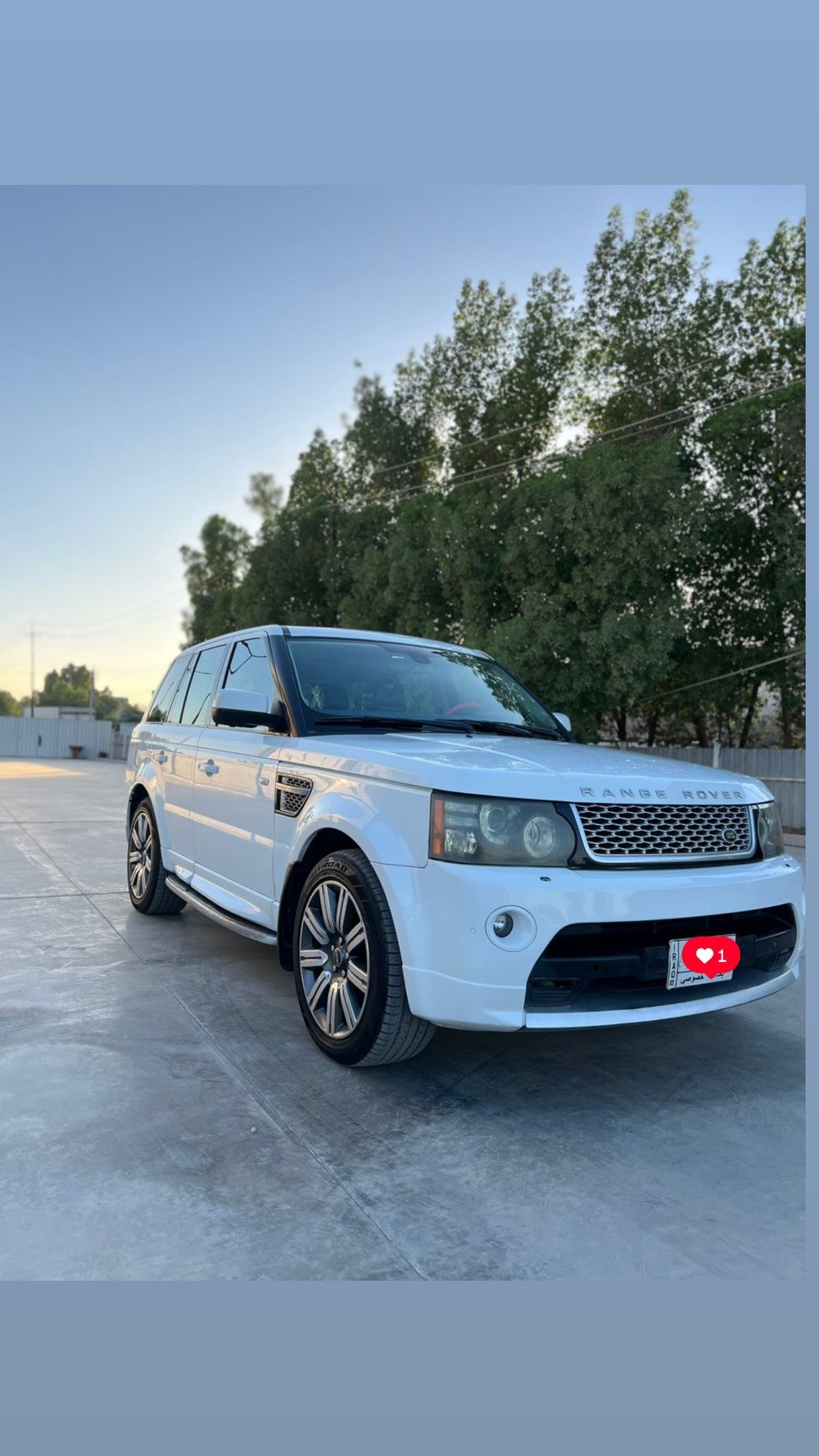 )رانج روفر 2012 وكالة شركة سردار
RANGE ROVER SPORT
محرك 8 سلندر سوبر جارج
اللون أبيض
فول مواصفات
بصمة
سلايد
كاميرات 360
رادارات
جكات أوتو ويدوي
مرايا شفط
كشنات جلد أحمر وأسود بلادي
شاشات خلفية
لايتات
حساسات
سماعات
مكفولة كفالة عامة 
من الصبغ والضربة والتبديل 
وكالة السيارة
جاهزة من كل شيء
الكير والمحرك والحدادة والكهرباء
رقم بغداد 4 أرقام مميز بسعر مناسب جدا ***********