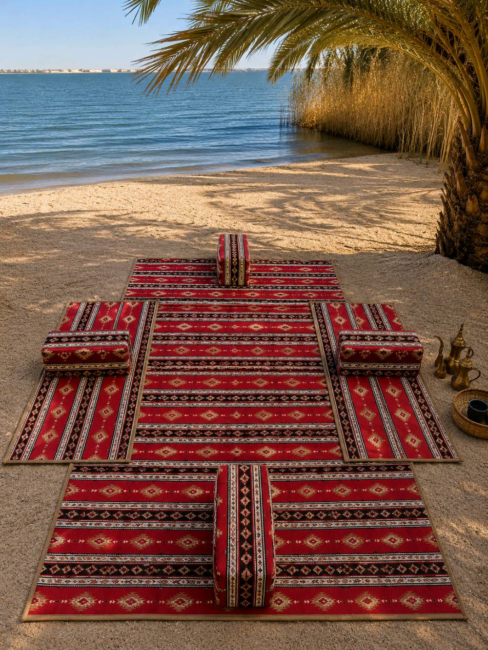 � جلسة عربية فاخرة بطابع تراثي أصيل 🔥

جلسة عربية مصنوعة من قماش السدو الفاخر، بتصميم أنيق يجمع بين الأصالة والجمال، والظهر مغلف بقماش تنزاني ضد الماء ليوفر لك المتانة وسهولة الاستخدام.

✨ مناسبة لـ:
🏕️ جلسات البر والكشتات
🌿 جلسات الحديقة
🌙 الركن الرمضاني
🏡 الجلسات المنزلية والاستراحات

✅ قماش سدو عالي الجودة
✅ ظهر مغلف بقماش تنزاني ضد الماء
✅ مريحة وأنيقة وتتحمل الاستخدام
✅ تصميم تراثي يضيف فخامة للمكان
✅ مناسبة للداخل والخارج

اختيارك المثالي لجلسة تجمع بين الراحة والفخامة وروح التراث 🤎

📩 للحجز والاستفسار راسلنا على الخاص
***********