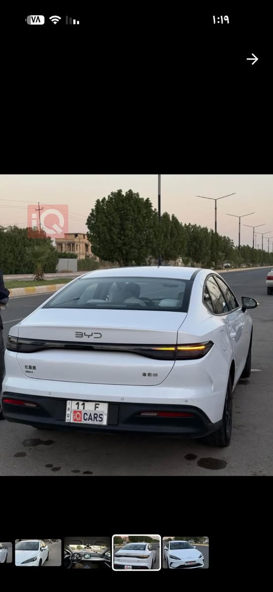 🚗 للبيع: بي واي دي سيل 05 DM-i (موديل 2025) 🚗
المواصفات والتفاصيل:
 الشركة: بي واي دي (BYD)
 الموديل: سيل 05 DM-i (Seal 05 DM-i)
 سنة الصنع: 2025
 المحرك: 1.5 لتر - 4 سلندر (هجين شاحن / Plug-in Hybrid)
 ناقل الحركة: أوتوماتيك
 المسافة المقطوعة (العداد): 23,000 كم
 اللون الخارجي: أبيض
 الداخلية: مقاعد جلد (تسع لـ 5 ركاب)
 حالة السيارة: كلين تايتل (Clean Title) - المواصفات صينية
 اللوحة: بغداد (خصوصي)
💰 السعر: 19,800,000 دينار عراقي (19.800 مليون) وقابل للتفاوض البسيط
🚫 ملاحظة: متواجد بشكل قليل على الفيسبوك، للجادين يرجى التواصل مباشر اتصال أو واتساب.
📞 للتواصل والاتصال: ***********
