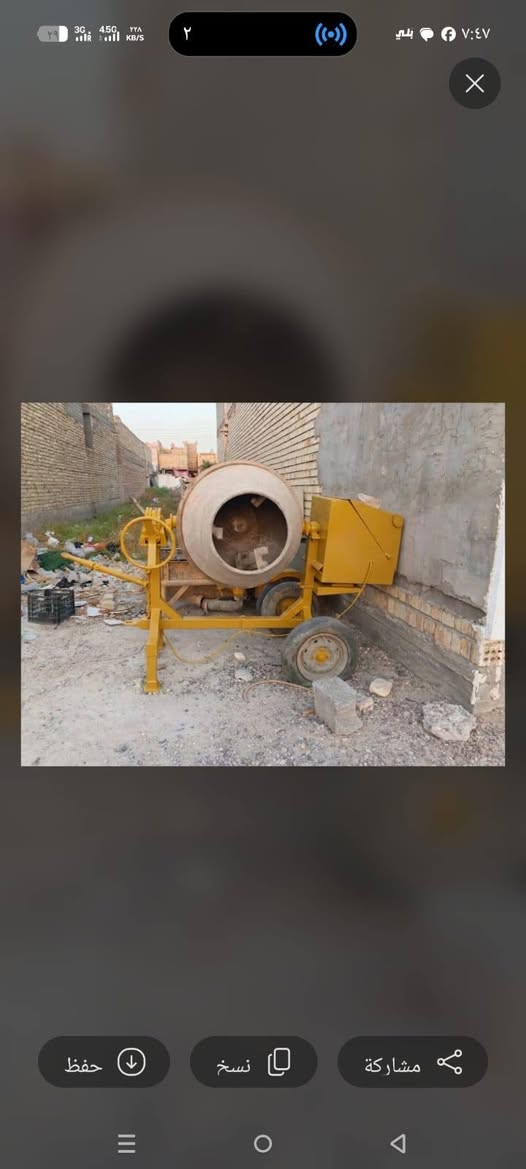 🔶 للبيع أجهزة رش السمنت والخرسانة
للبيع أجهزة سمنت شوتكريت (Shotcrete) مخصصة لرش السمنت والخرسانة.
🔹 النوع: ماكينة رش السمنت والخرسانة
🔹 الموديل: JMP T13M
🔹 العلامة: Titan
🔹 مناسبة لأعمال الأنفاق والمناجم والمشاريع الإنشائية
🔹 الجهاز مستعمل
🔹 الحالة موضحة في الصور
📍 الموقع: بغداد – العراق
💰 السعر: قابل للتفاوض
📞 للتواصل والاستفسار: [***********]
