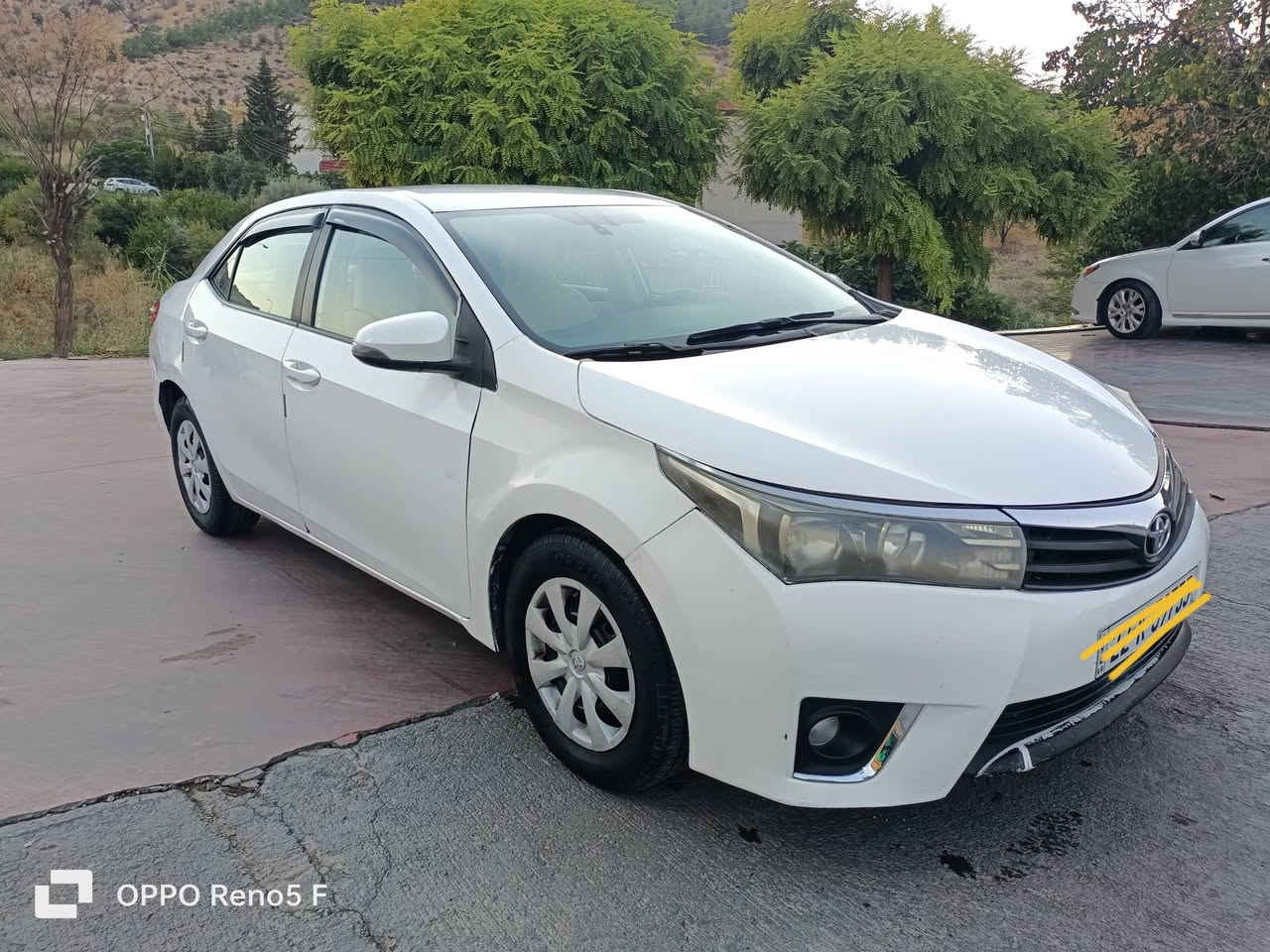 كورولاخليجية سعر103 ومجال بها تخم تايرات جديدة وباتري جديدة سيارة باسمي تحويل وغرامات بشرط صبغ ستة قطع صبغ بدون شاصي بدون داخل بدون بونيد بدون سقف بدون صندوق لون ابيض ثلجي عنوان دهوك رقم ***********

نص مكتوب في الصور:
- OPPO Reno5 F