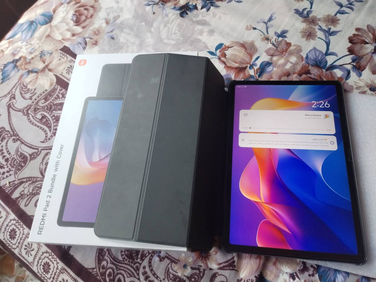 سلام عليكم ايباد ريدمي باد تو بعده كارتون الله شاهد جبته وستخدمته قليل بطاريته 9000 ذاكرته 256 يدعم الشحن السريع سعره من الاخير 240 الف قفل قفل كلش موجود ماسنجر واتساب ***********
