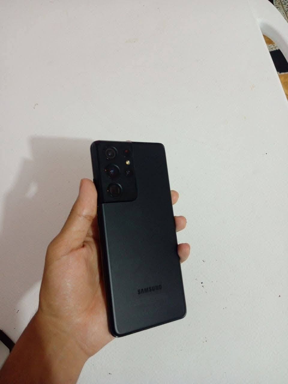 السلام عليكم
s21 Ultra 5G
جهاز نضيف ومكفول ذاكرة 256
سعره 460 وبي مجال 
مكاني غراف
***********
