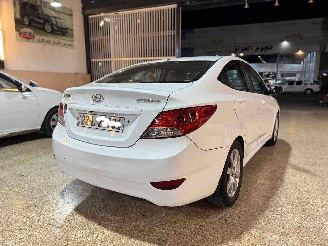 🚗 هوانداي اكسنت 2013 للبيع
• الحالة: مكفولة بدون صبغ (صبغ شركة)
• المحرك: 1.6L VVT
• السنوية والرقم: جديد
• الفحص والهزة: جديد جاهز للتحويل
• العنوان أربيل 
📱 للإستفسار والتواصل:
• واتساب:***********
• اتصال: *********** مخمور, أربيل
