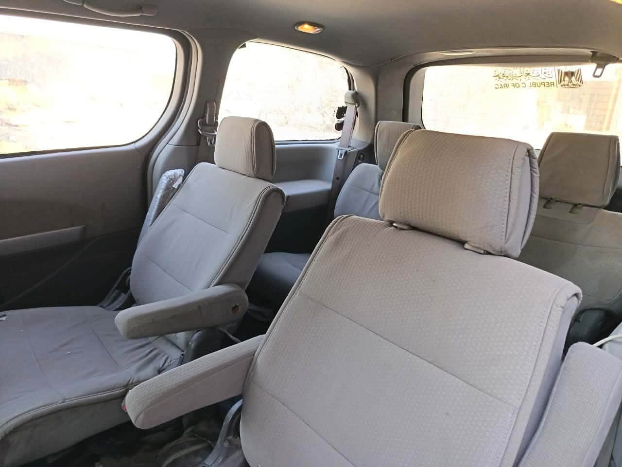 للبيع نيسان كويست 2008
المواصفات
محرك 6V 
3600
سبعه ركاب
3قطع تبريد
حساسات خلفيه
مري كهرباء
دفع رباعي AWD
داخل لونين
اناره داخليه
رقم بغداد
سنويه جديدة 
تحويل ثاني يوم
تخم تاير جديد
السياره داخلة صبغ قاط أول وشاصي مكفول 
مكان السياره : الانبار الرمادي
السياره ترايها للسليمانية 
قوية مال جناي
 نقصها فقط جامة امامية وصبغ عام
السعر 65 وبيها مجال

***********
