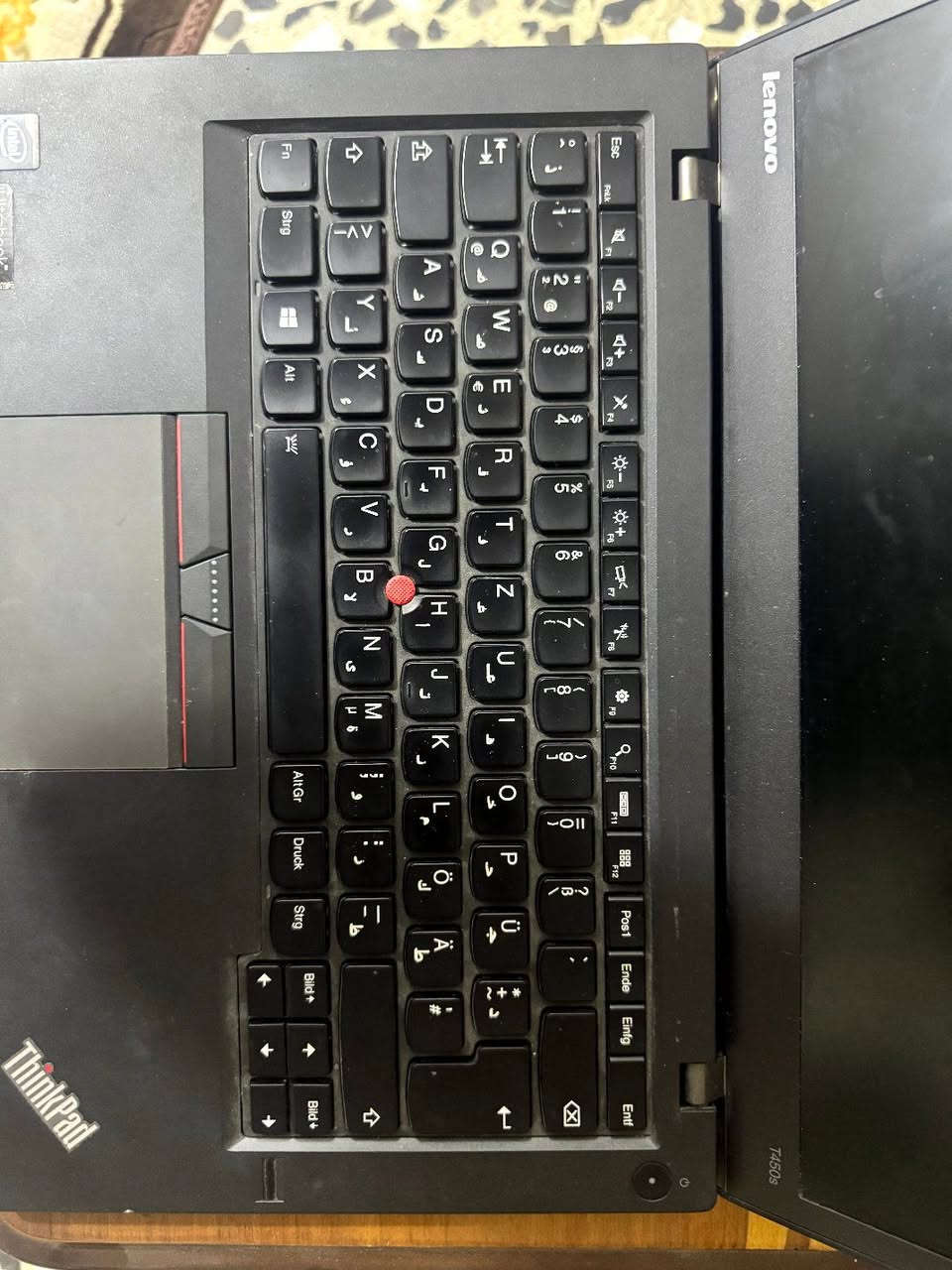 Lenovo ThinkPad T450s

‏☑️ كوراي 5 جيل خامس
‏
‏☑️ الرام: 12 GB
‏
‏☑️ الهارد: 256GB SSD قابل للتطوير .
‏
‏☑️ الشاشة: 14 بوصة.
‏
‏ملحقات 🎁
‏
‏✅ شاحن اصلي - حقيبة 
‏واتساب و اتصال ***********
‏
‏🛡 ضمان فحص امام المندوب ومطابقة المواصفات والتأكد من النظافة . 
‏
‏🛡 ضمام استبدال اسبوع كامل عند وجود خلل .
‏
‏السعر 220 شامل توصيل وملحقات
