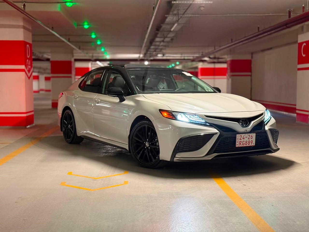Toyota Camry XSE (Black Edition)
V6- (3.5L )  2024
فول مواصفات بدون حادث رقم كاتي يعني تسجيل إقليم كردستان فقط
رقم الشاصي 4T1KZ1AK6RU095265
دخول جديد ماشية 23 
مكان السيارة اريبل 
غير متواجد فيس بوك 
للاستفسار الاتصال ***********
