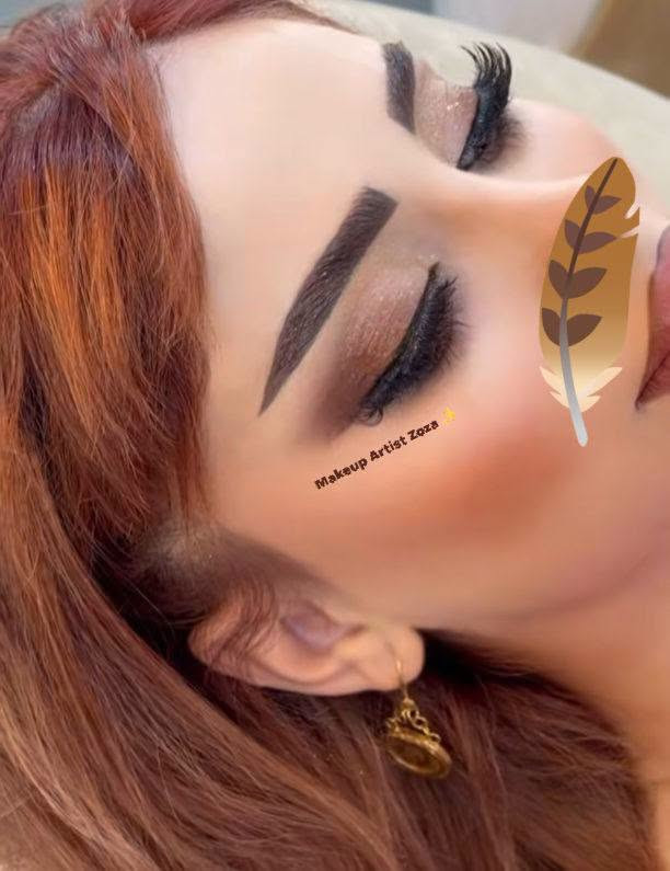 مكياج عروس • عرض عرائس • شامل رموش وعدسات