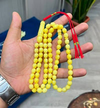 مسباح كهرب حر الوزن 35 اغرام  عدد الحبات 77حبه الشاهد استندر من قطعه و...