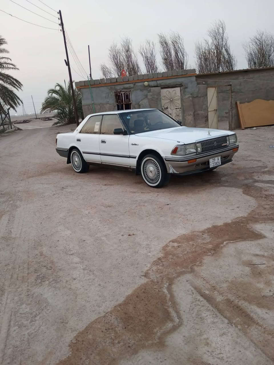 سلام عليكم سياره سيدان مديل 1988مكفوله من قصه ونقل جثه وعيب شرعي بسمي رقم نكليزي واسط 45ورقه عنوان بصره الزبير ***********
