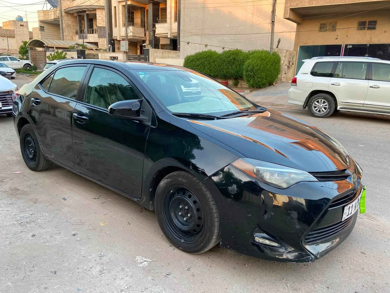 السلام عليكم
تويوتا كورلا  2018  للبـــيع
فئة Le
مواصفات معروفة 
رقم بغداد باسمي 
حادث امريكي خلفي الصندوق
صبغ قطعة وحدة اثر الحادث 
السيارة خير من الله 
كير مكينة تبريد مناقصها شي 
السعر 118 بيها مجال بسيط
***********
