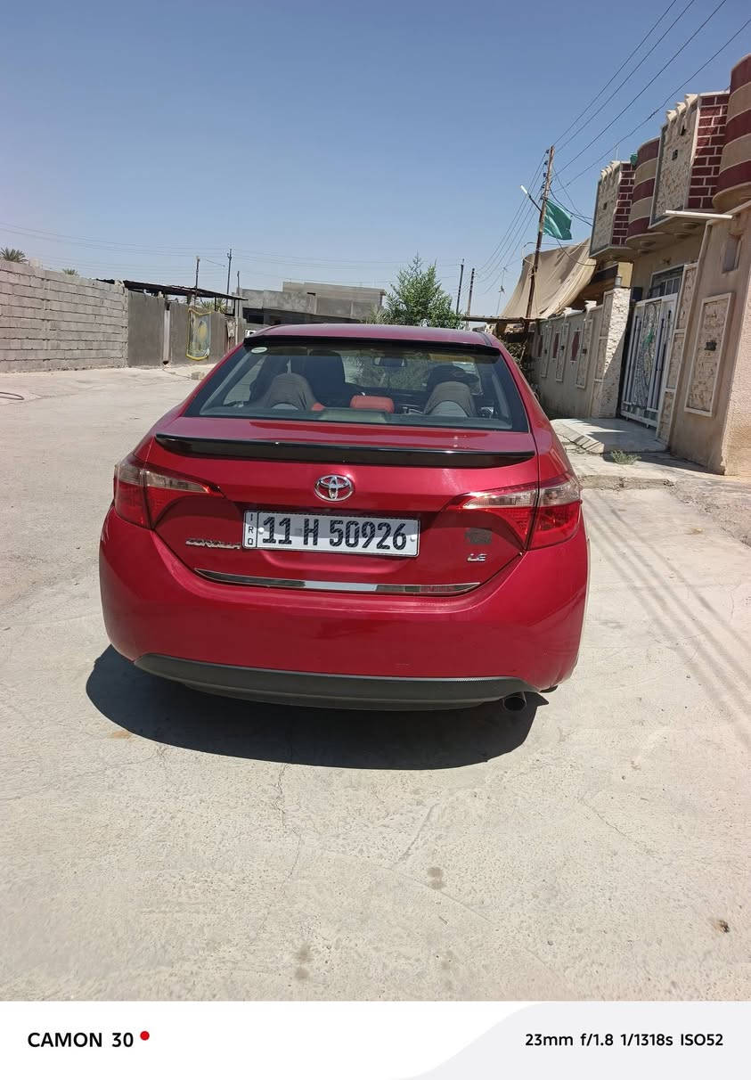 سلام عليكم من رخصه مدير الكروب
سياره كورلاه موديل ٢٠١٨
أمريكي 
لون أحمر /سياره بسمي تحويل ثاني يوم 
ماشيه سياره ١٤٤ ألف 
سياره خير من الله مابيه أي نقص 
كير مكينه جاهزه سياره 
سعر سياره ١٣٨ وبيه مجال شي بسيط 
إلي يحب يتواصل ويانه رقمنه هاذا 
***********
