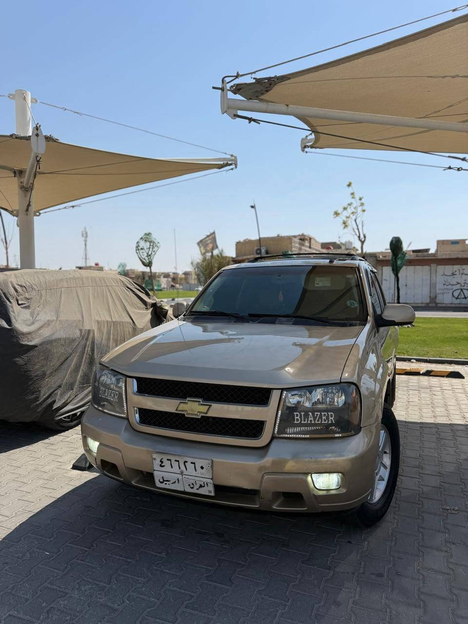 السلام عليكم شفر بلايزر 2007 خليجي سيارة جديدة بمعنى الكلمة كفالة عامة من الحادث والصبغ والتبديل فول مواصفات 1/1 فتحة كشنات كهرباء داخل عسلي  شاشة كامرة تحكم ستيرن تبريد امامي خلفي جاهزة مكينة كير حدادة تبريد تخم تاير شرط السعر 88 العنوان البصرة المعقل رقم الهاتف *********** البصرة, العراق
