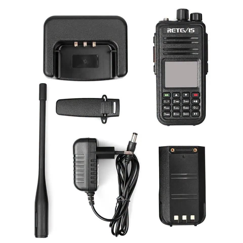 Retevis RT3S اسلكية تخاطب DMR راديو طويل المدى أجهزة اتصال لاسلكية التخييم هام راديو UHF VHF GPS AES256 التشفير الرقمي المحمول

جديد كامل ملحقات بطارية + قاعدة شحن + تعلاگة

بالأضافة لكيبل البرمجة..

توصيل 5 الاف

نص مكتوب في الصور:
- Power Frequency Battery status Mode A:Analog D:Digital 435.52500 144.42500 Channel 28mm Zone1 Date 29/02/2000 20:53:02 Zone Menu options 35mm Time
- RETEVIS VHF&UHF Analog & Digital Combined GPS/APRS (optional) VFO 3000CH TDMA Recording Firmware Upgradeable