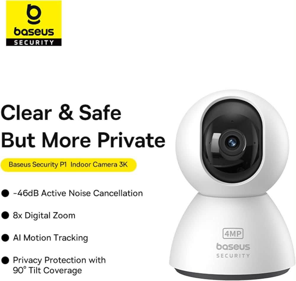 كاميرا مراقبة باسيوس  Baseus P1 Indoor Camera 3K

احمِ منزلك أو مكتبك بجودة تصوير فائقة الوضوح 3K (4MP) مع تقنيات الذكاء الاصطناعي للكشف عن الأشخاص وتتبع الحركة.

📌المواصفات :

🔹 دقة تصوير 3K Super HD (4MP).
🔹 دوران أفقي 360° وإمالة 90° لتغطية كاملة.

🔹ـ AI Human Detection لاكتشاف الأشخاص بدقة.
🔹 تدعم التحكم الصوتي مع Google Home وAmazon  
       ـAlexa.

🔹 اتصال سلكي للطاقة مع اتصال Wi-Fi للمراقبة عبر الهاتف.

للاستفسار راسلني 📩
جديد لوك كبس📦
متوفر توصيل 🚚 

#Baseus #SmartHome #GoogleHome #Alexa #BaseusSecurity
#كاميرا_مراقبة #باسيوس #كاميرات #تصوير #استوديو
