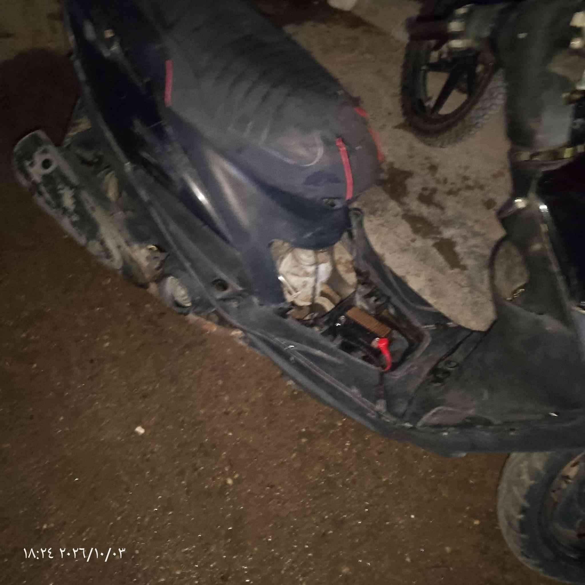 بي واتساب الخطيب الزراعي
السلام عليكم ورحمة الله وبركاتة اخوتي دراجه عدله للبيع  الدراجة نضيفه قبل شهر مبدل ضفيره كامله بيهة شويه نقوصات الايت و الاشاير بس المحرك نضيف بوشه55 رياضي الدراجه خير من الله السعر 400 و بيهة مجال الشراي يتصل *********** مكلف بنشر

نص مكتوب في الصور:
- ١٨:٢٤ ٢٠٢٦/١٠/٠٣
